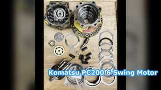 L'escavatore PC200-6 PC220-6 6D102 parte il motore dell'oscillazione 706-75-01170